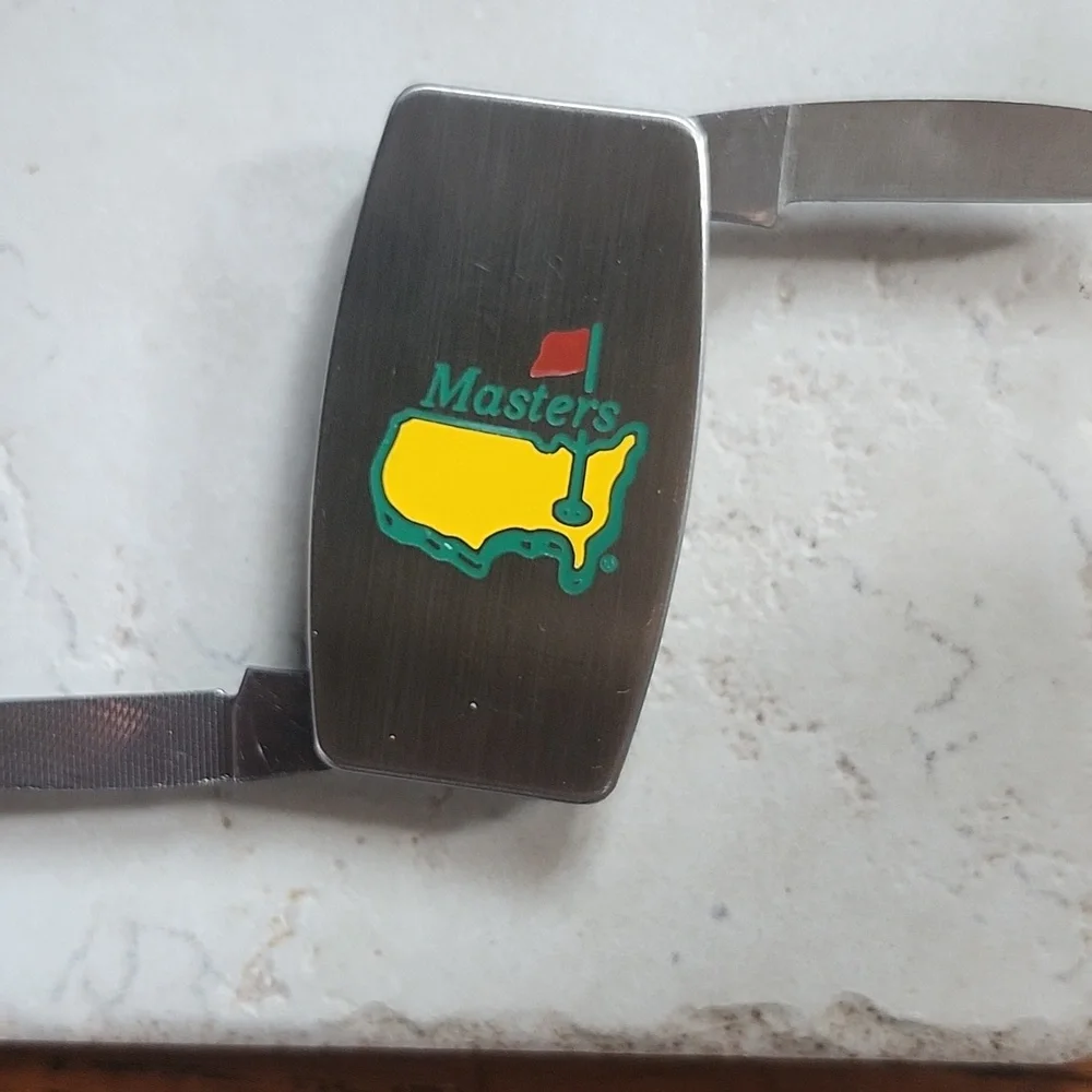 Masters Zippo Silver Money Clip with Yellow and Green Logo Rare!!!!